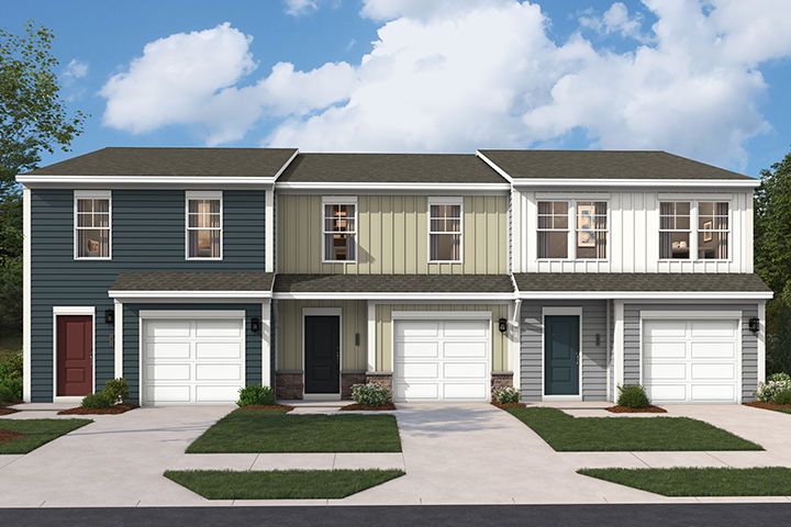 Essence at Creekside Townhomes por Stanley Martin Homes en Charlottesville Virginia