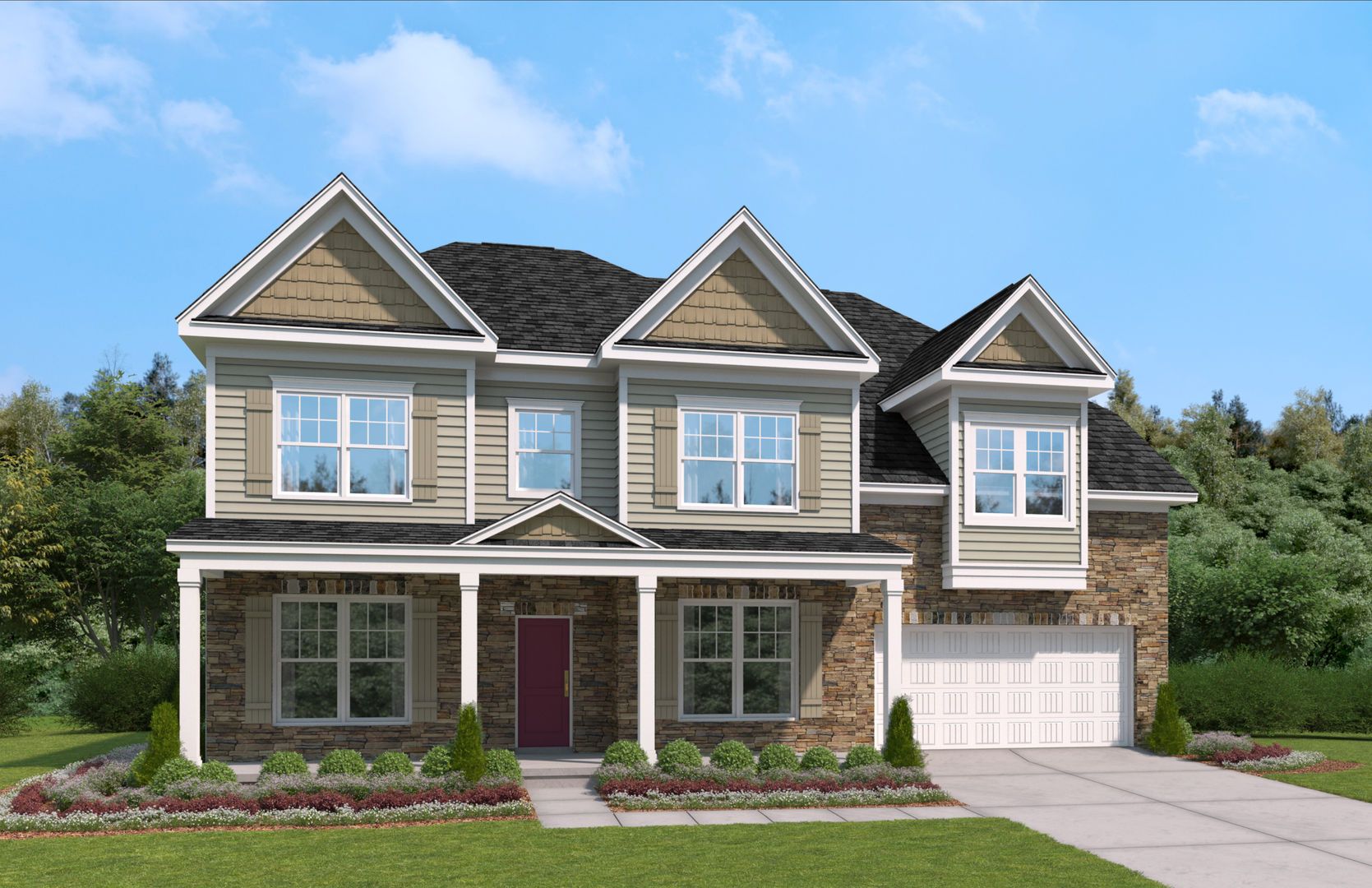 The Seneca floor plan