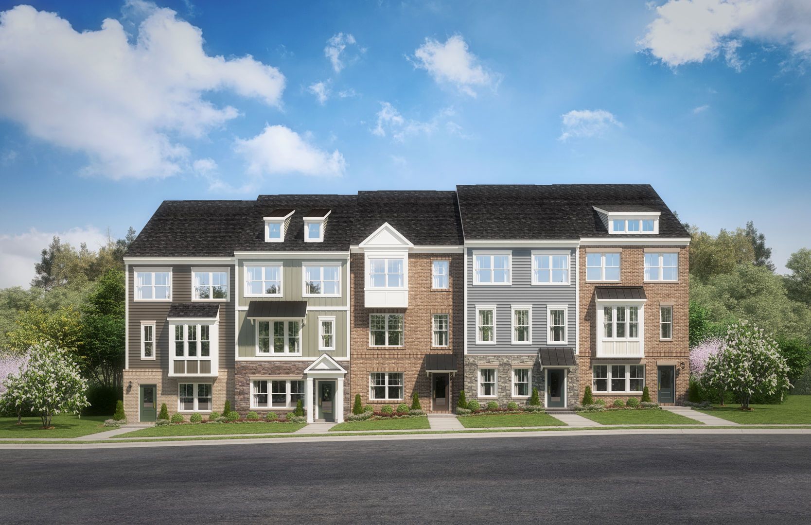 Shipley Homestead Townhomes por Stanley Martin Homes en Baltimore Maryland