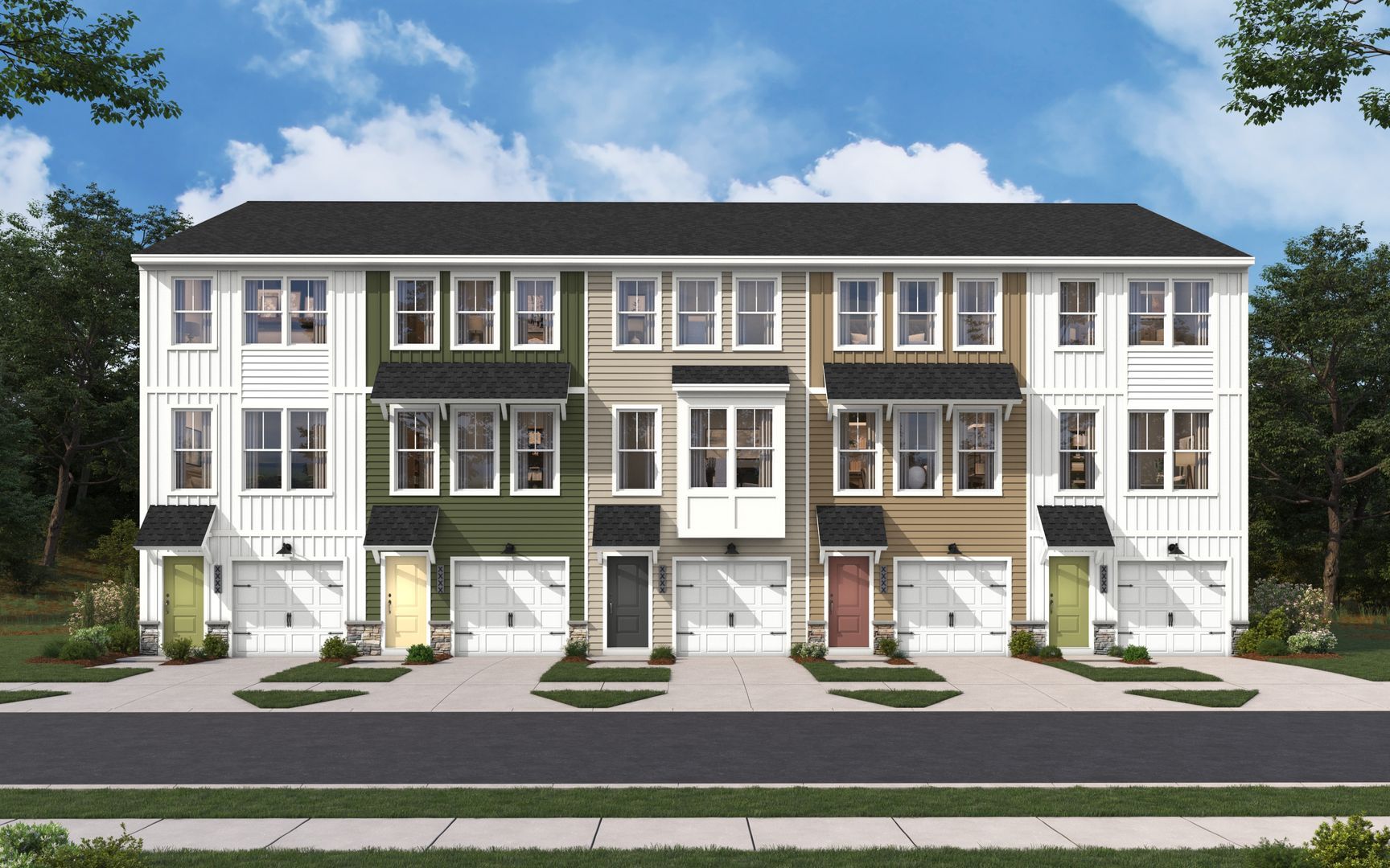 Bridgeport Townhomes por Stanley Martin Homes en Greenville-Spartanburg South Carolina