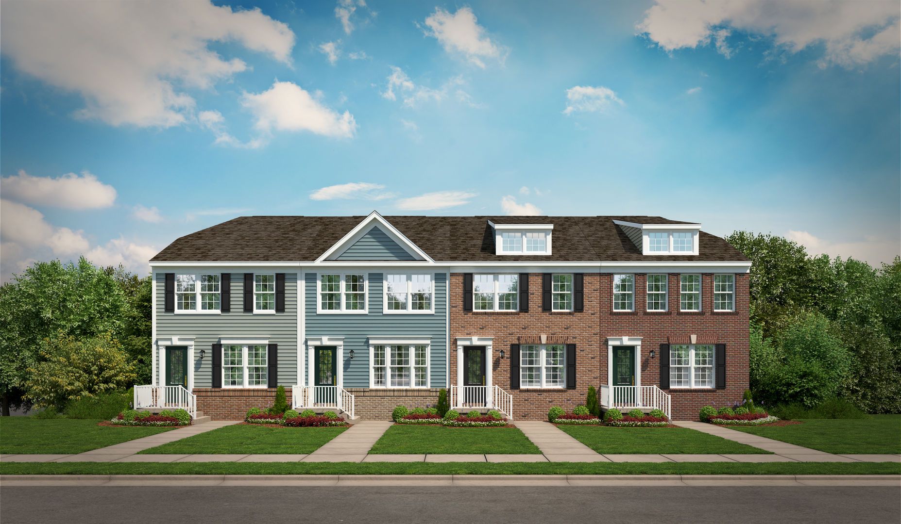 Presidents Pointe Townhomes por Stanley Martin Homes en Washington West Virginia