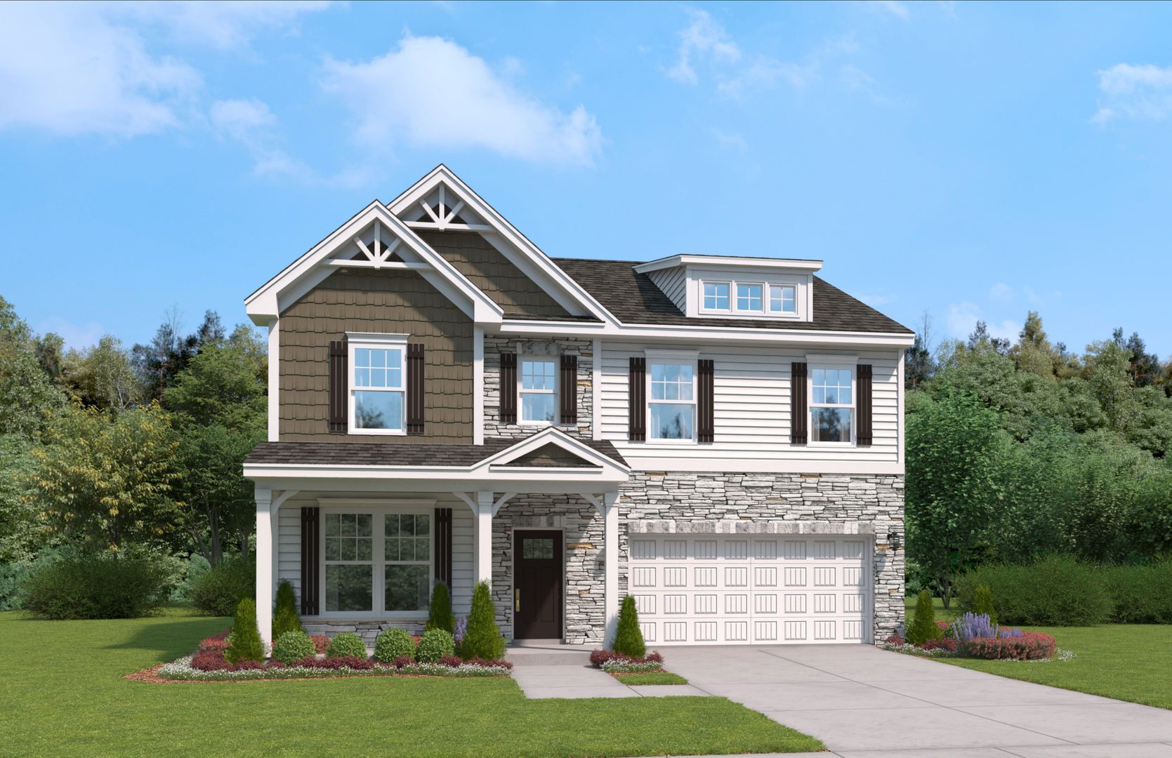 The Pinewood Plan at Crown Pointe in Greenville, SC by Stanley Martin Homes
