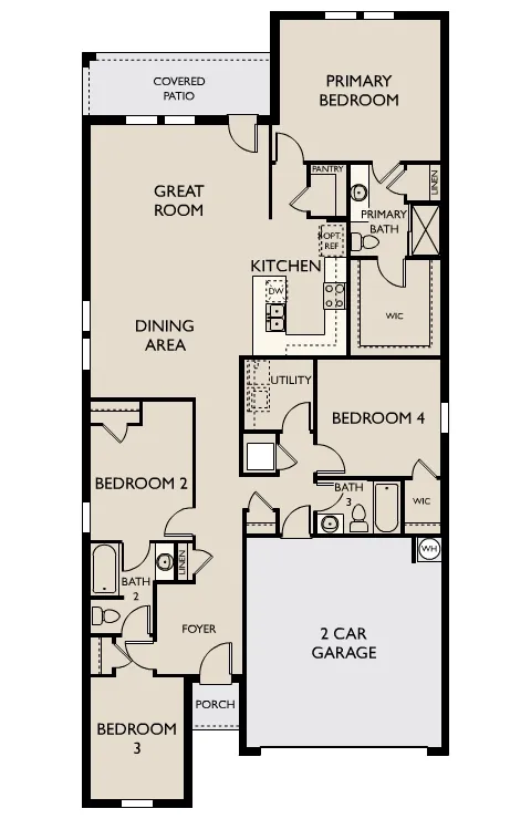 Halo floor plan layout