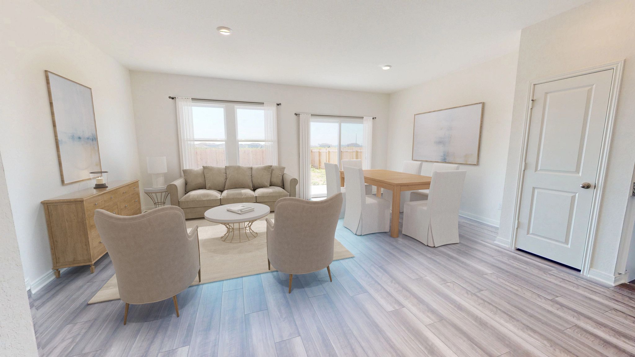 Compass The Compass Family Room and Dining Area