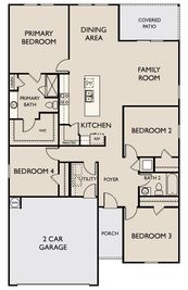 Luna - Harrington Trails at The Canopies: New Caney, Texas - Starlight Homes