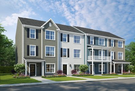 The Windsor 3-story slab by Stateson Homes in Blacksburg VA