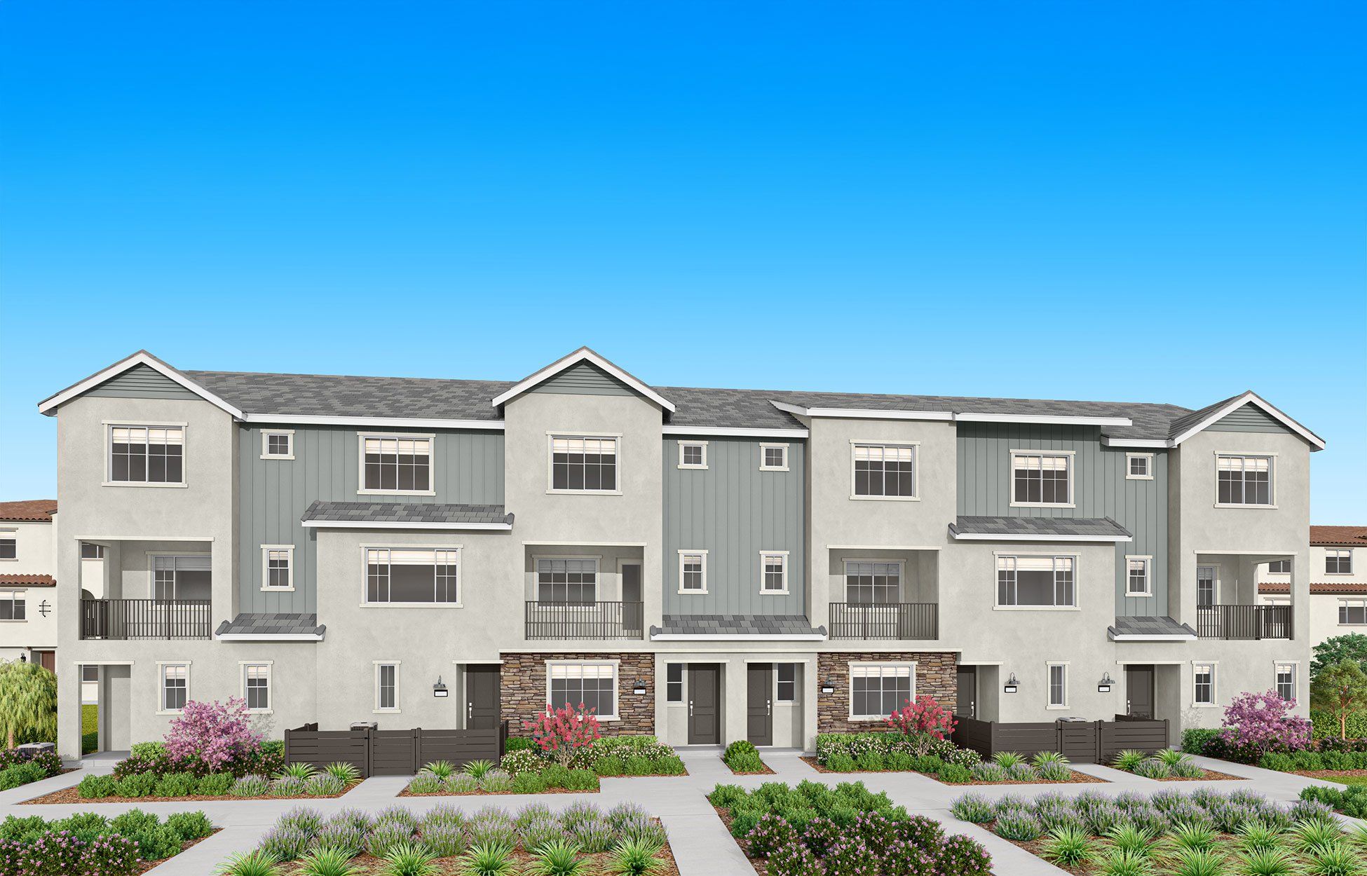 Transitional Farmhouse Rendering