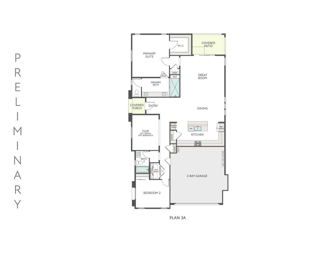 Plan 3A Preliminary Floorplan