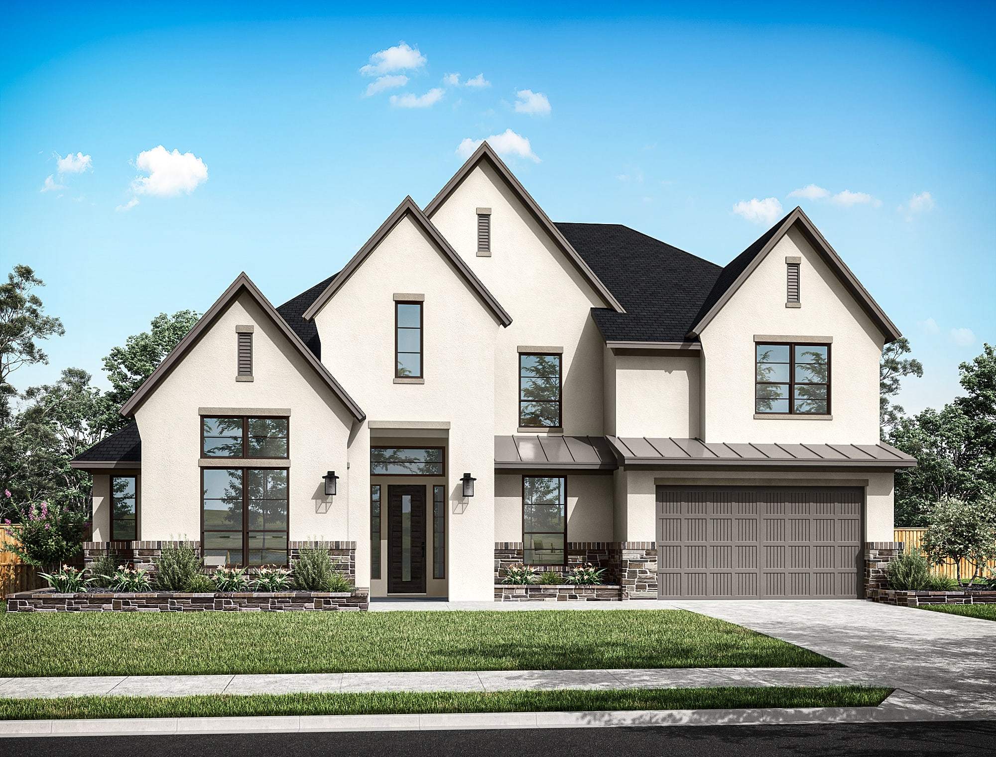 Woodson’s Reserve 70' por Tri Pointe Homes en Houston Texas