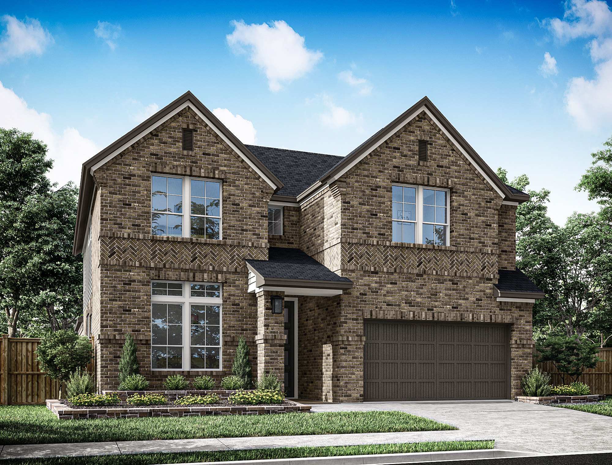 Trillium 50' por Tri Pointe Homes en Houston Texas