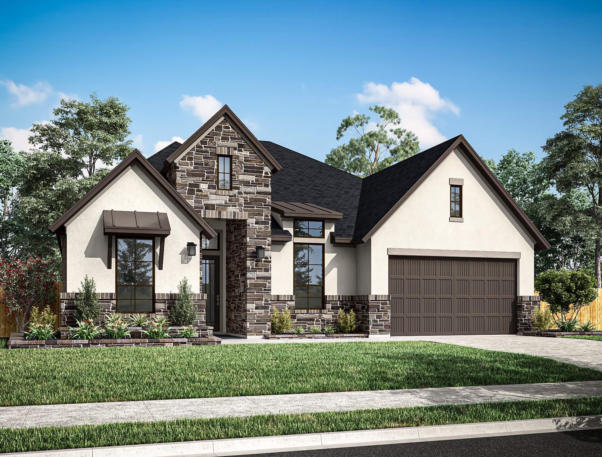 Woodson’s Reserve 60' por Tri Pointe Homes en Houston Texas