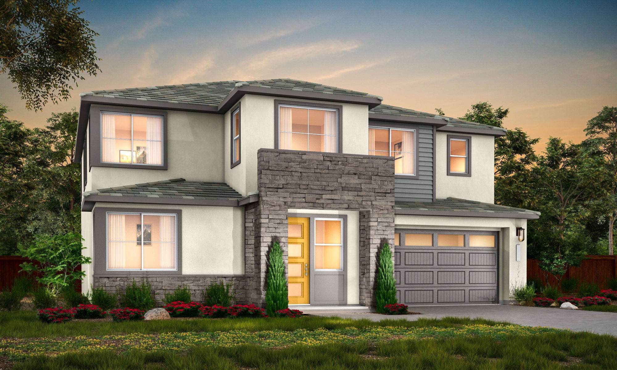 Plan 1 - Glisten at One Lake: Fairfield, California - Tri Pointe Homes