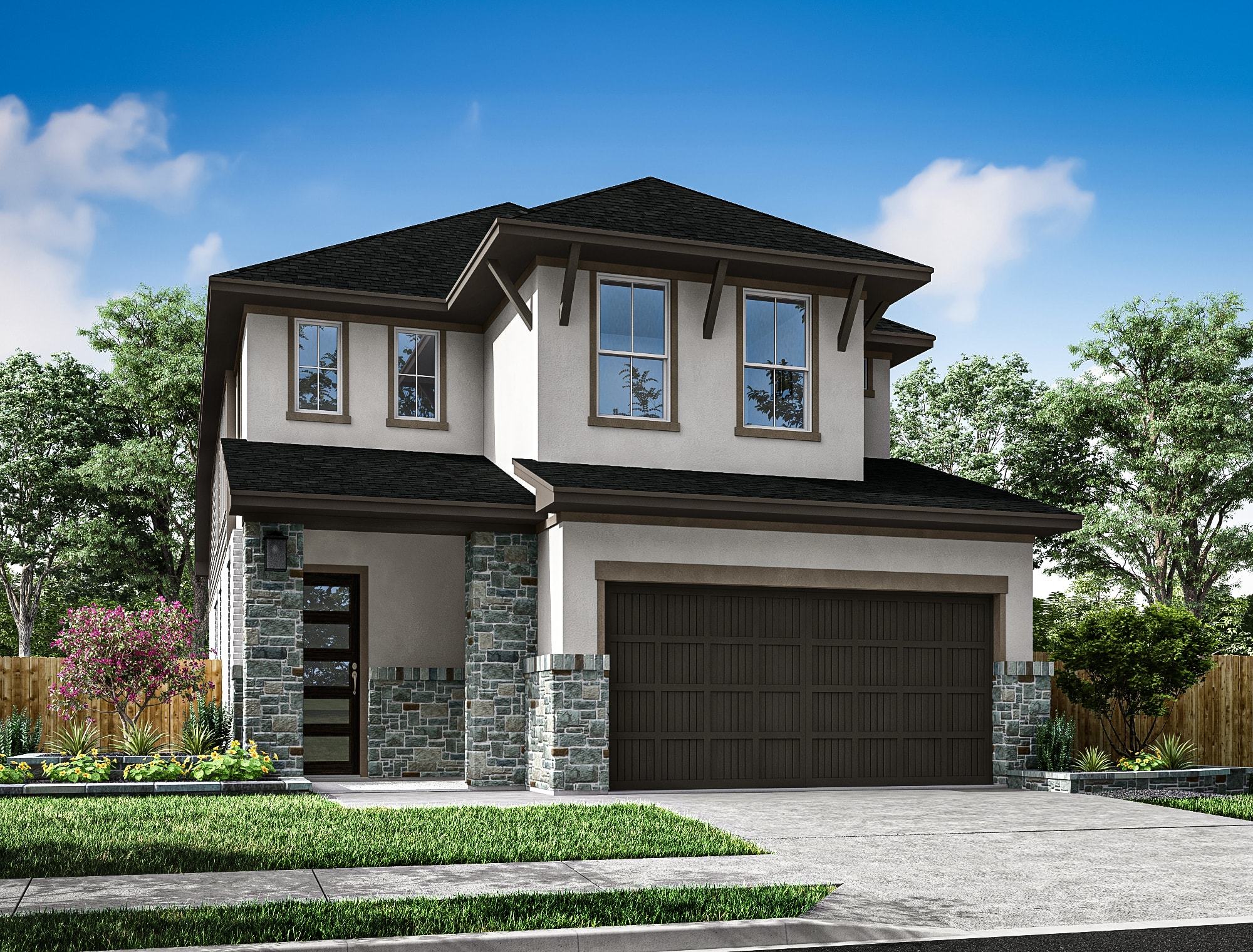 Trillium 40' por Tri Pointe Homes en Houston Texas