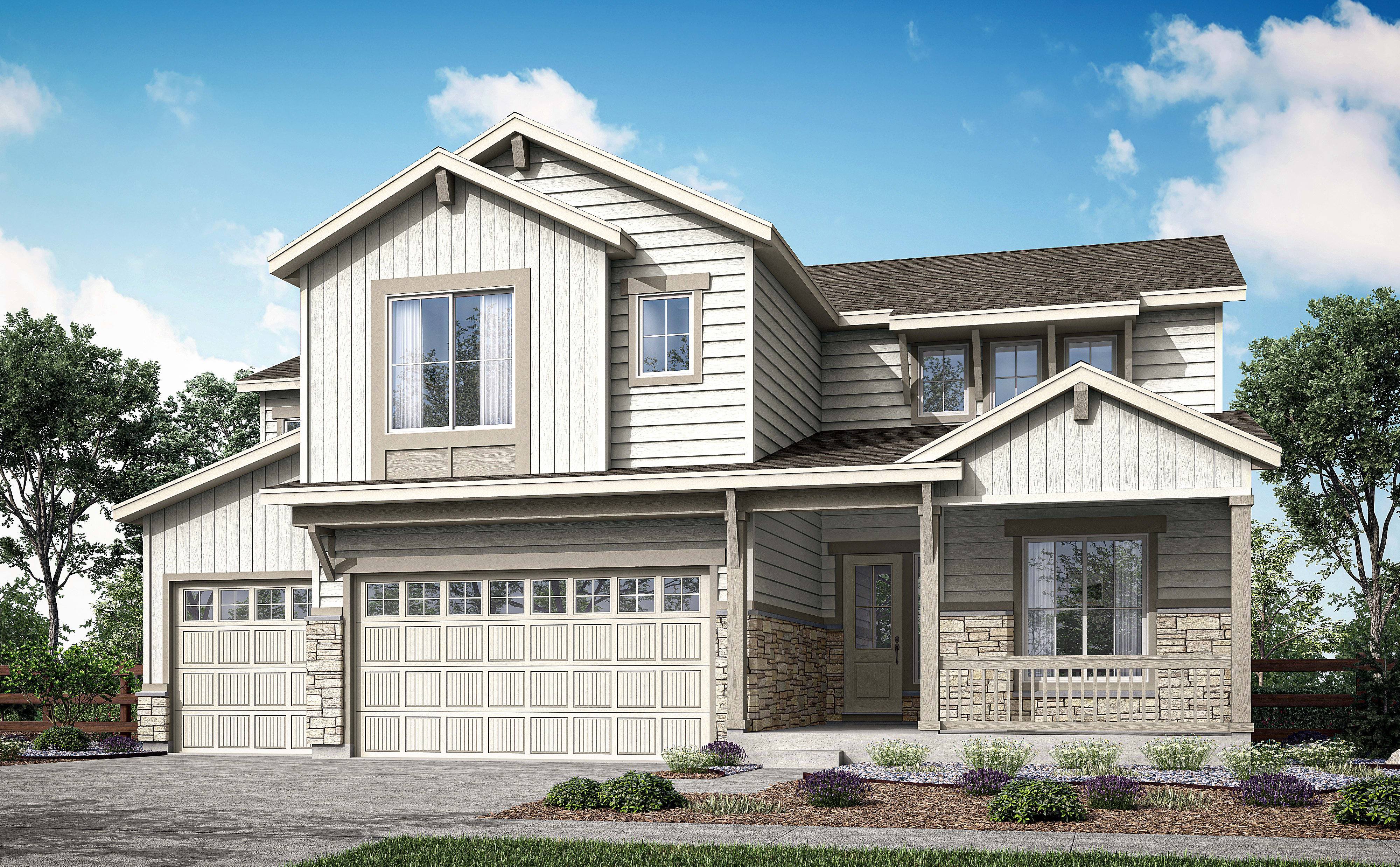 Plan 5015 - Ensemble at The Aurora Highlands: Aurora, Colorado - Tri Pointe Homes