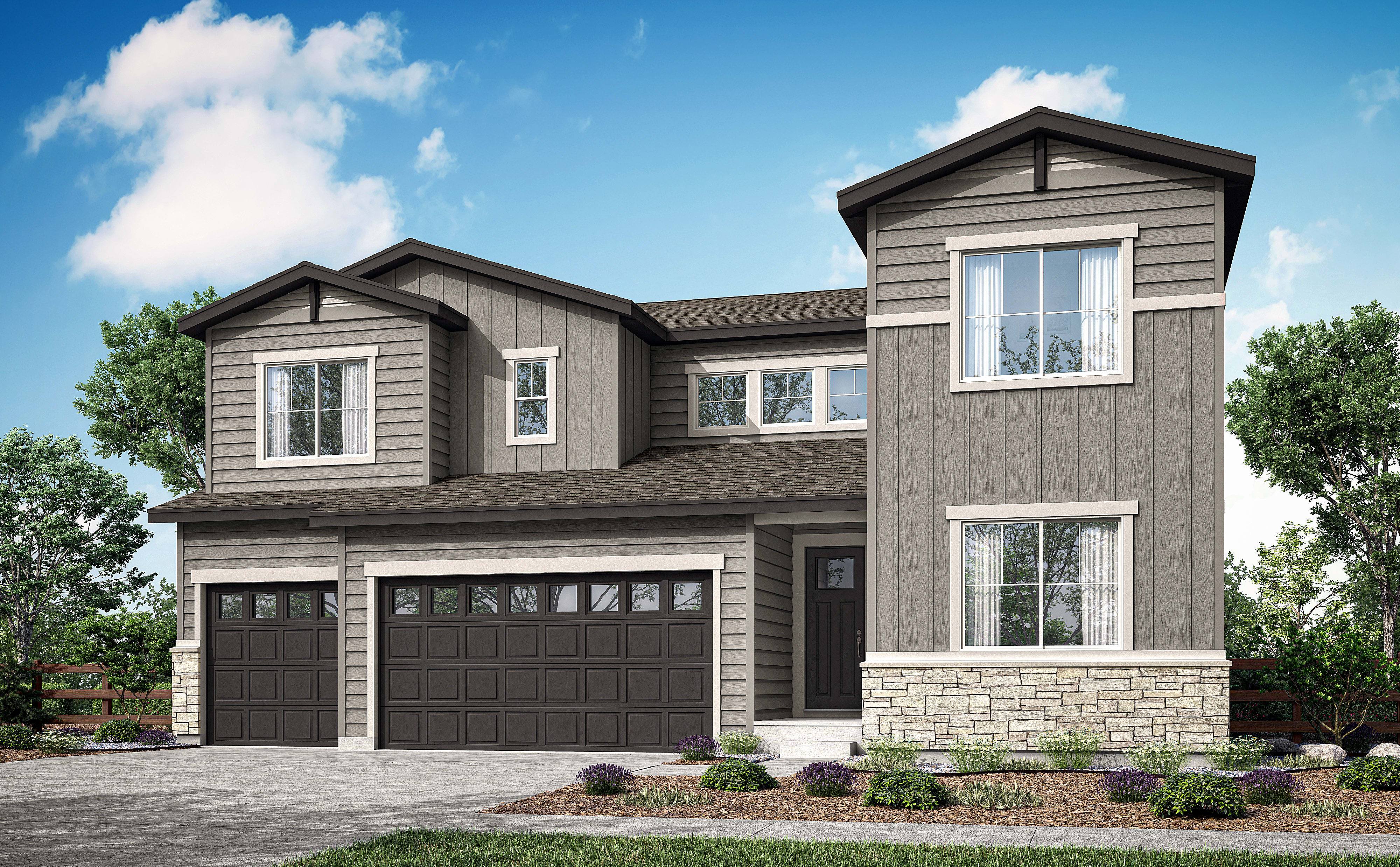 Plan 5016 - Ensemble at The Aurora Highlands: Aurora, Colorado - Tri Pointe Homes