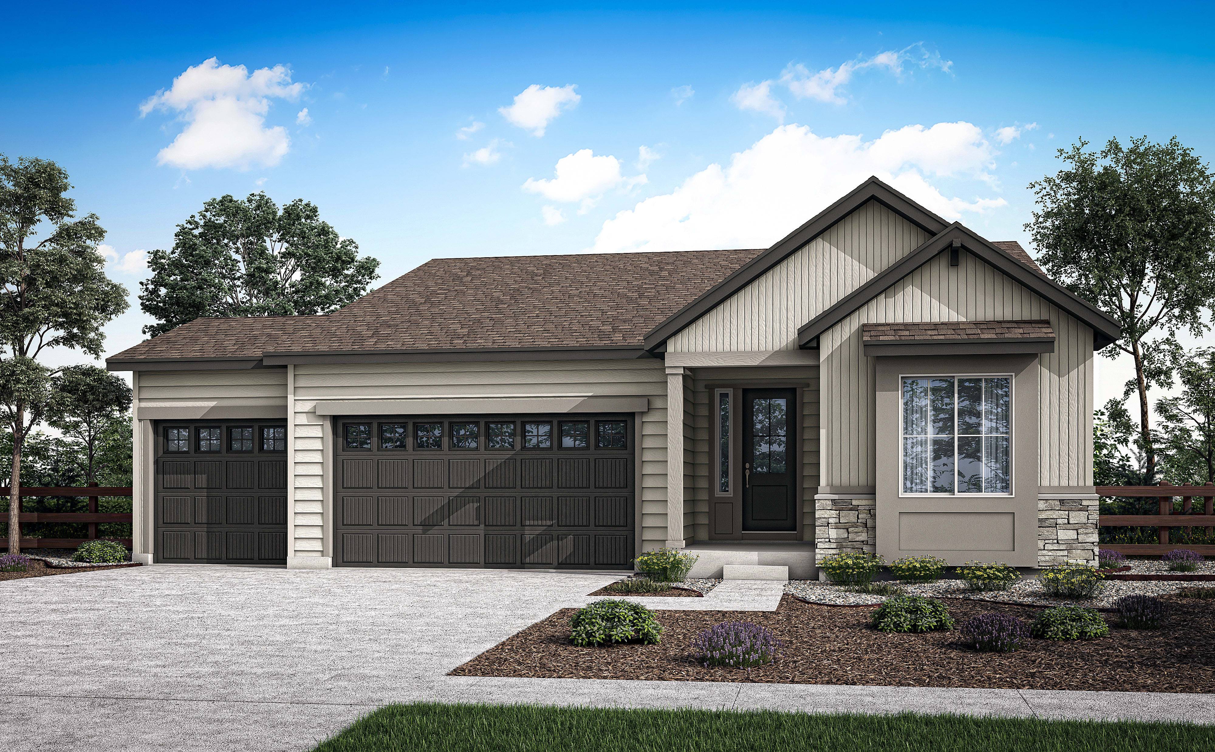 Plan 4031 - Ensemble at The Aurora Highlands: Aurora, Colorado - Tri Pointe Homes