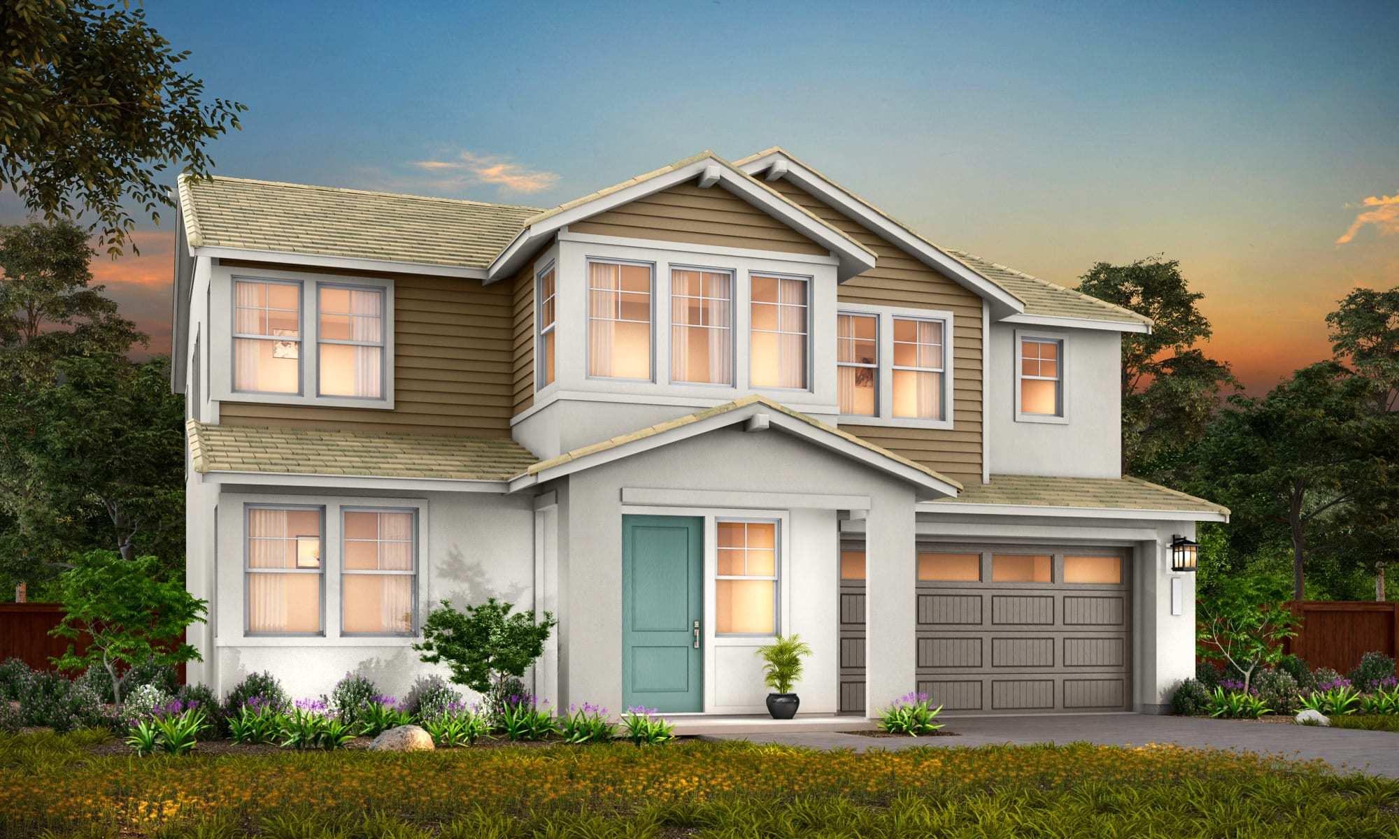 Plan 1 - Glisten at One Lake: Fairfield, California - Tri Pointe Homes