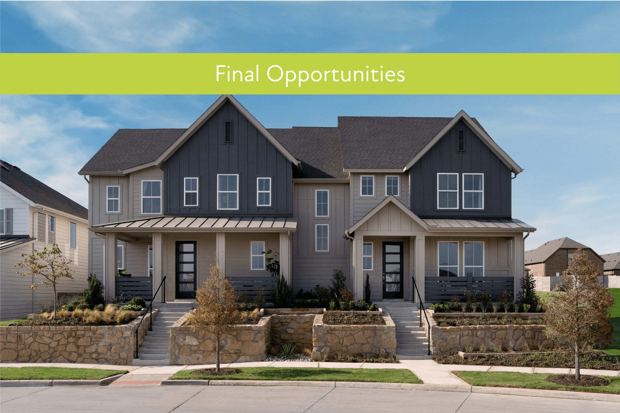 Terrace Collection at Harvest por Tri Pointe Homes en Dallas Texas