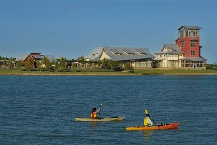 Lake and Welcome Center