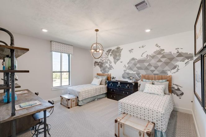 Cross Creek Ranch 65' Model | Burton | Secondary Bedroom