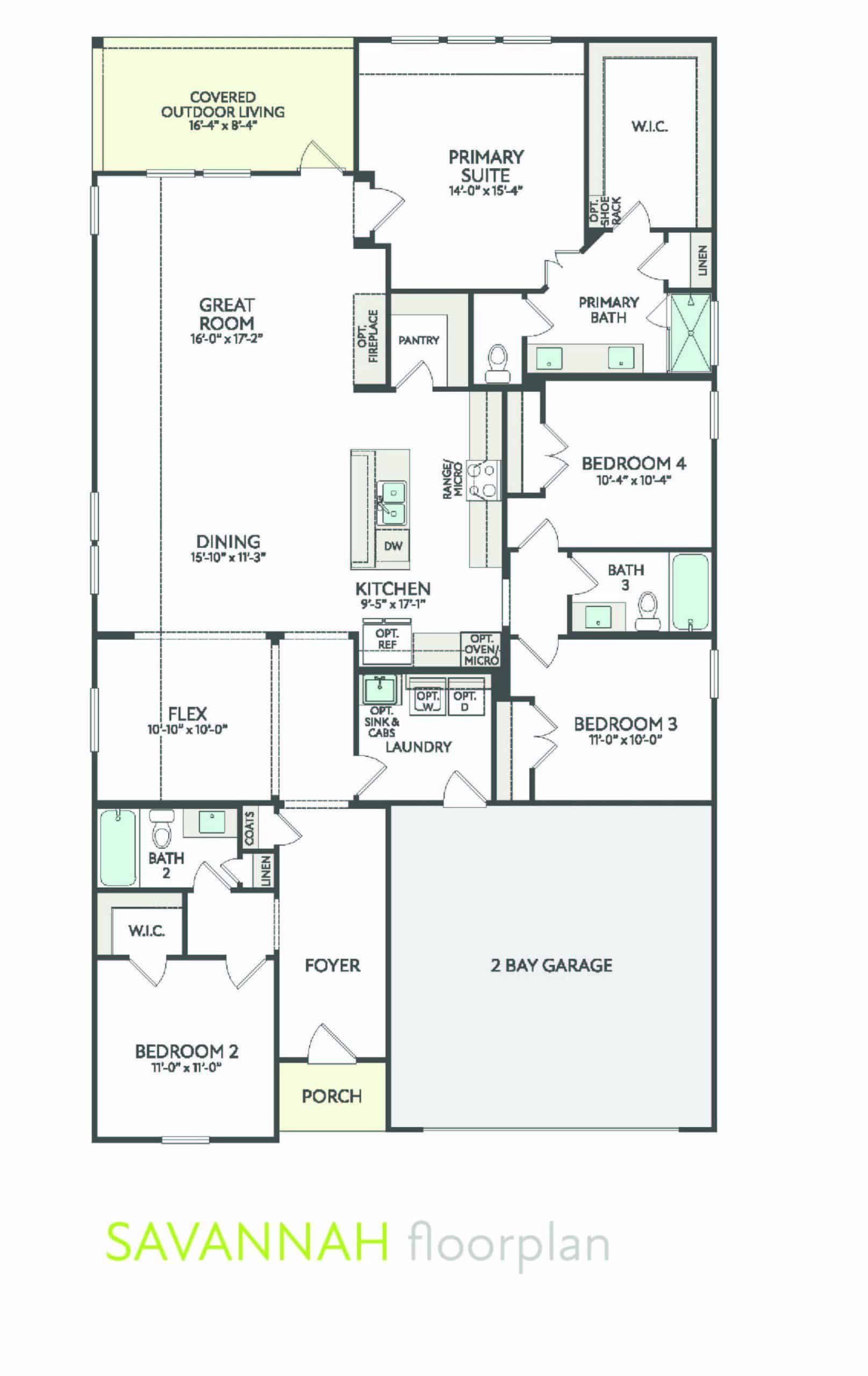 Savannah Floorplan
