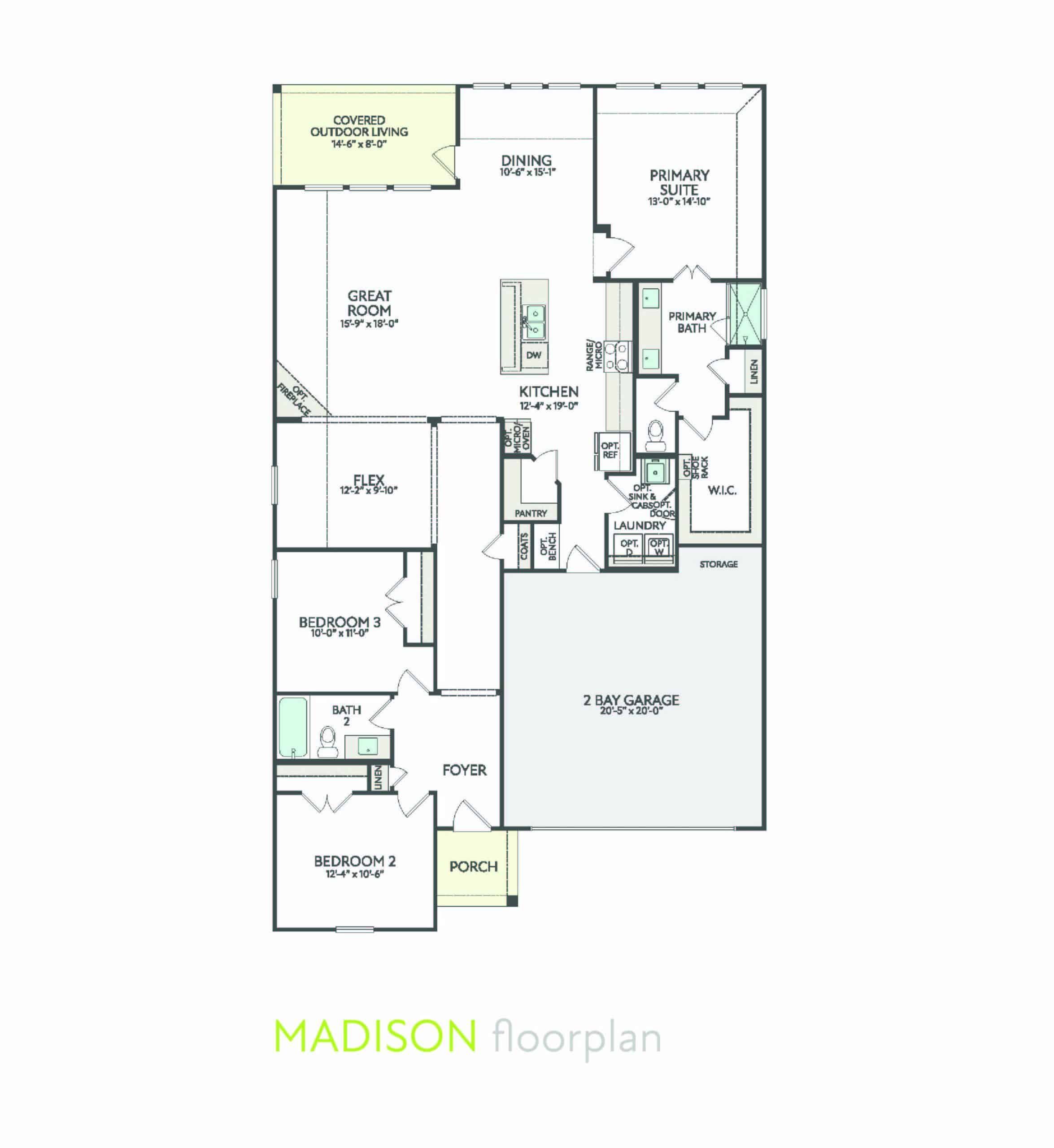 Madison Floorplan