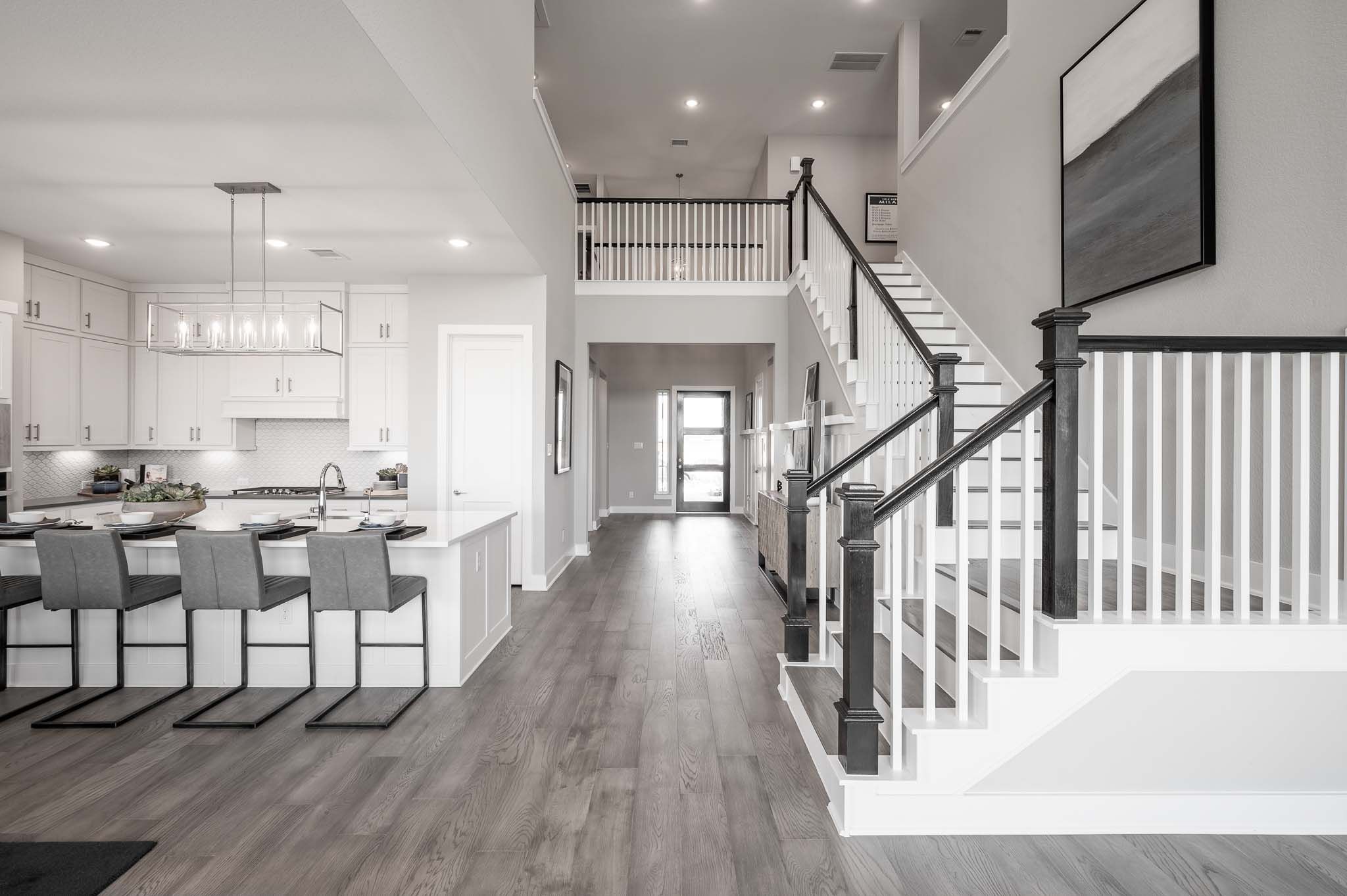 Representative Only | Barnhart Plan | Foyer & Stairs
