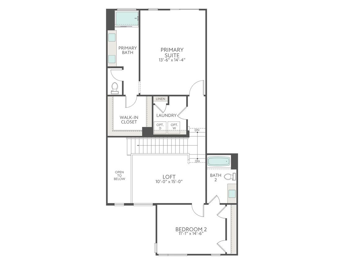 Plan 1 - Second Floor