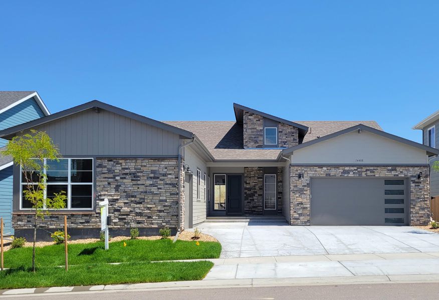 Plan 5802 Ranch by Tri Pointe Homes in Denver CO
