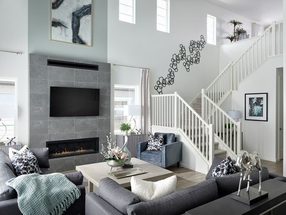 Dramatic Two-Story Ceilings