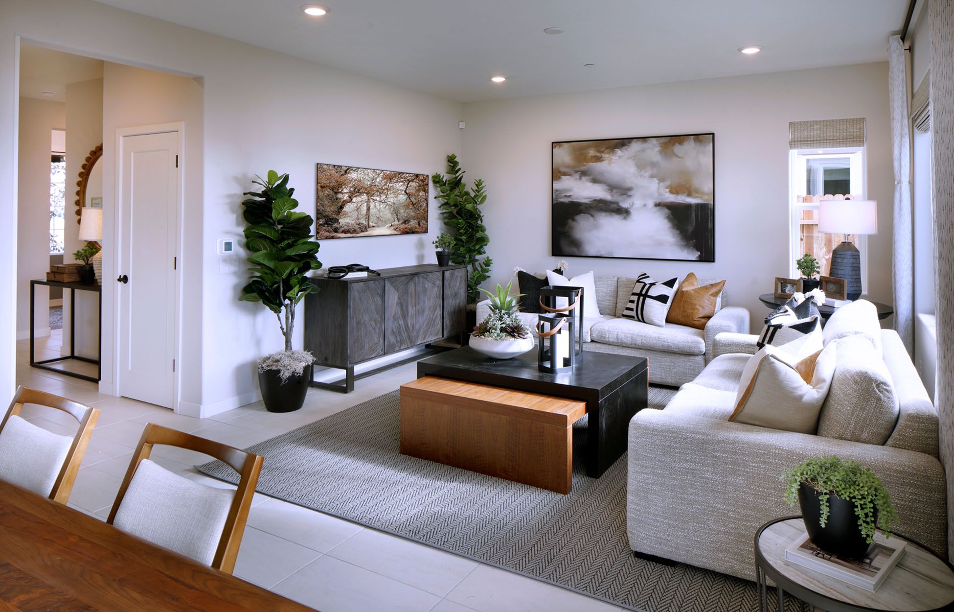 Vibrance Plan 1 Model Living