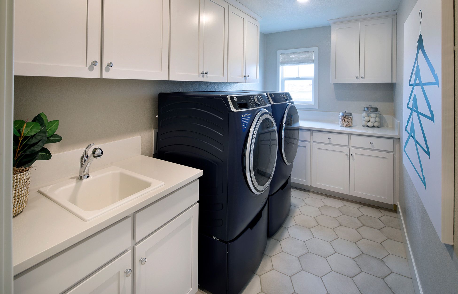 Vibrance Plan 3 Model Laundry Room