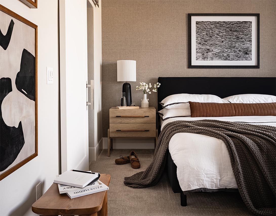 Plan 1 Model Home Primary Suite Detail