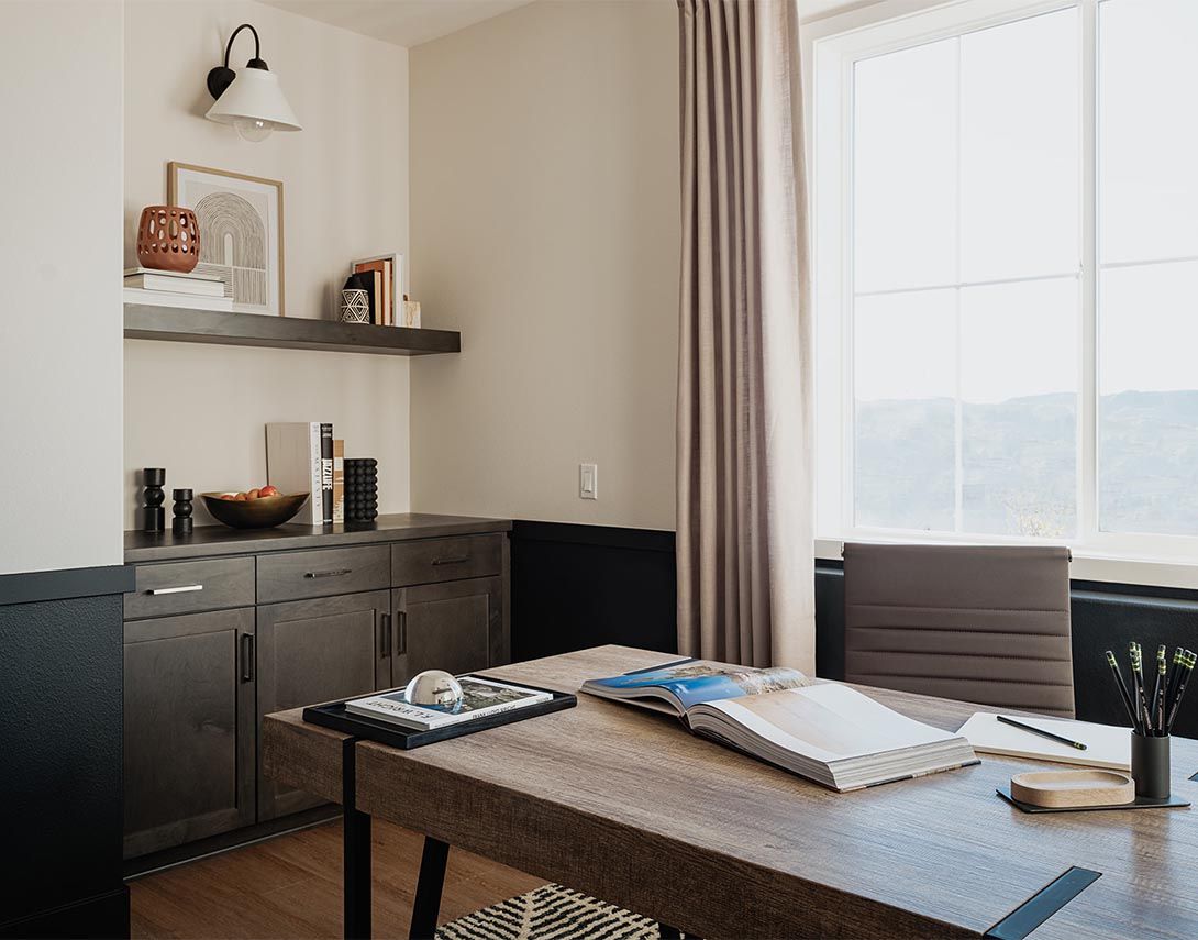 Plan 1 Model Home Office Detail