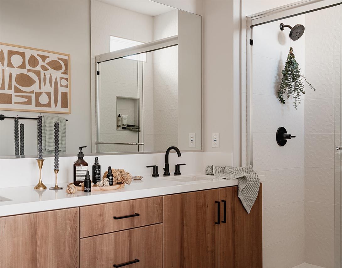 Plan 2 Model Home Primary Bath