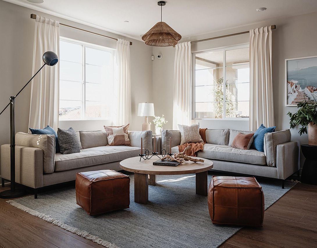 Plan 3 Model Home Great Room.