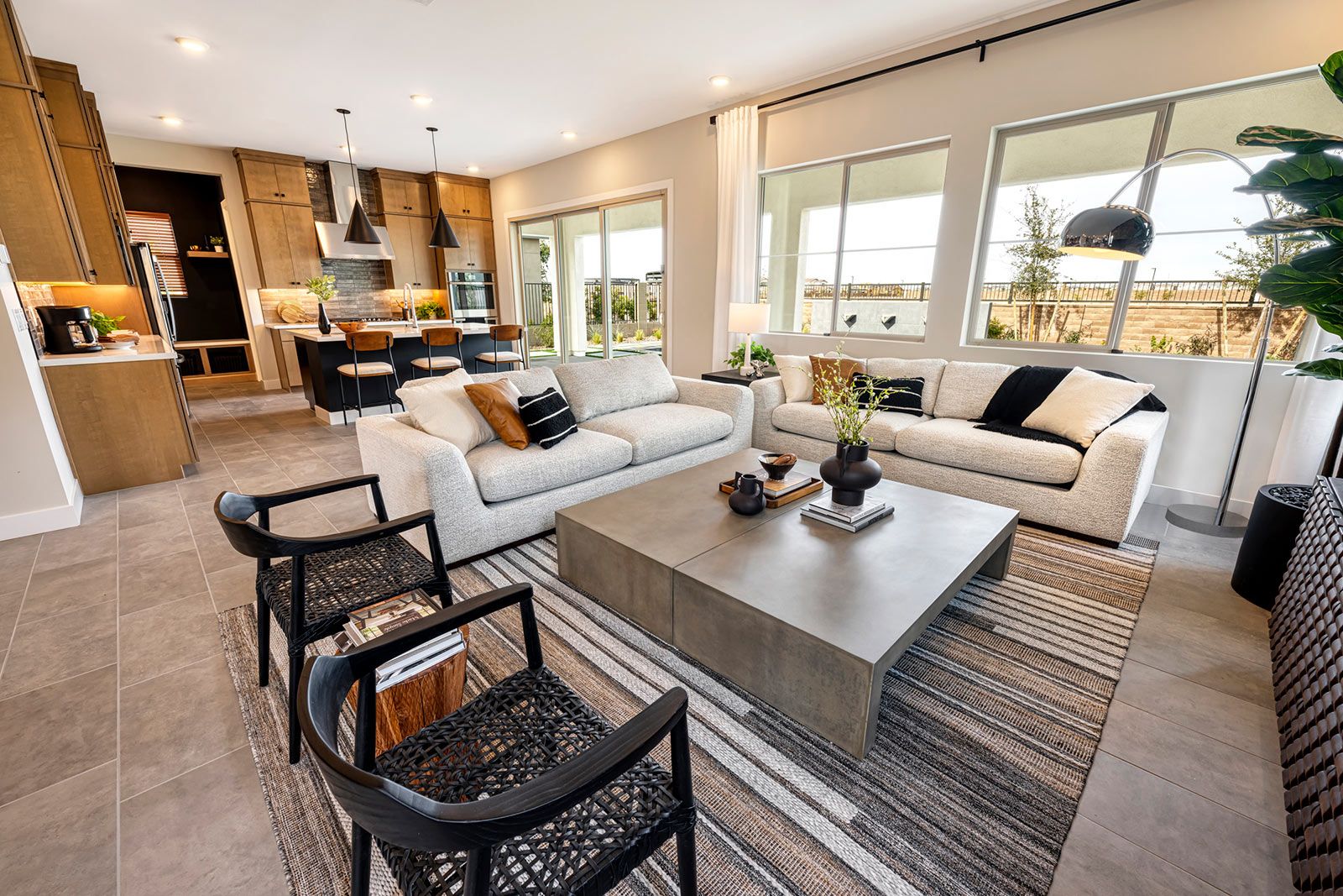 Willow Model | Great Room and Kitchen