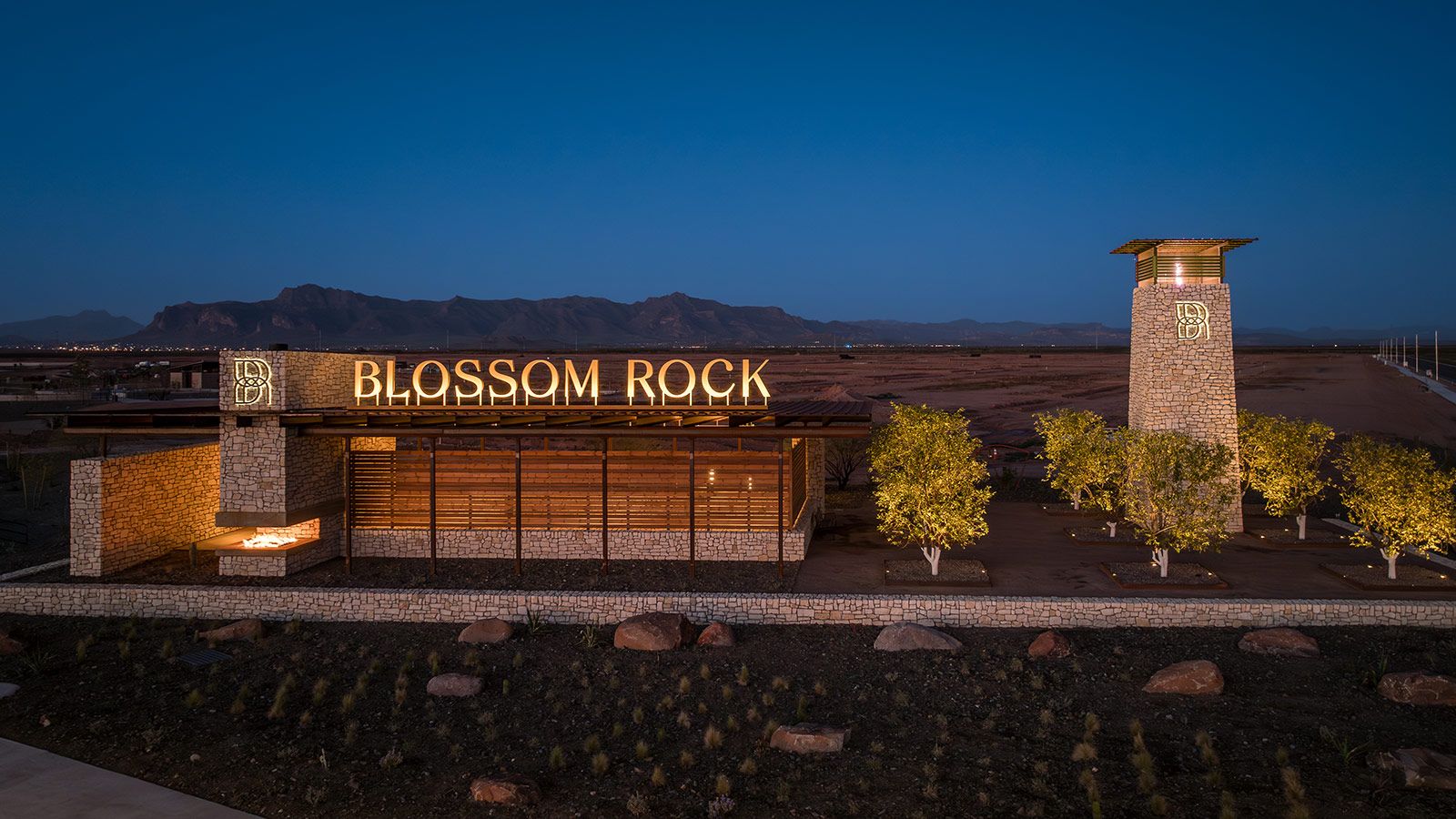 Blossom Rock Entry Monument