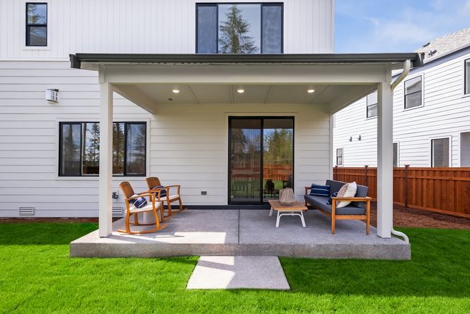 Covered Rear Patio and Fenced Rear Yard