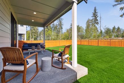 Covered Rear Patio and Fenced Rear Yard