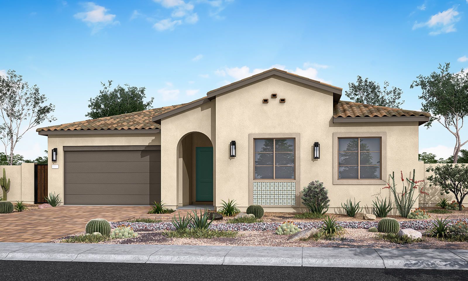 Dahlia Plan 5006 Rendering | Exterior Style A