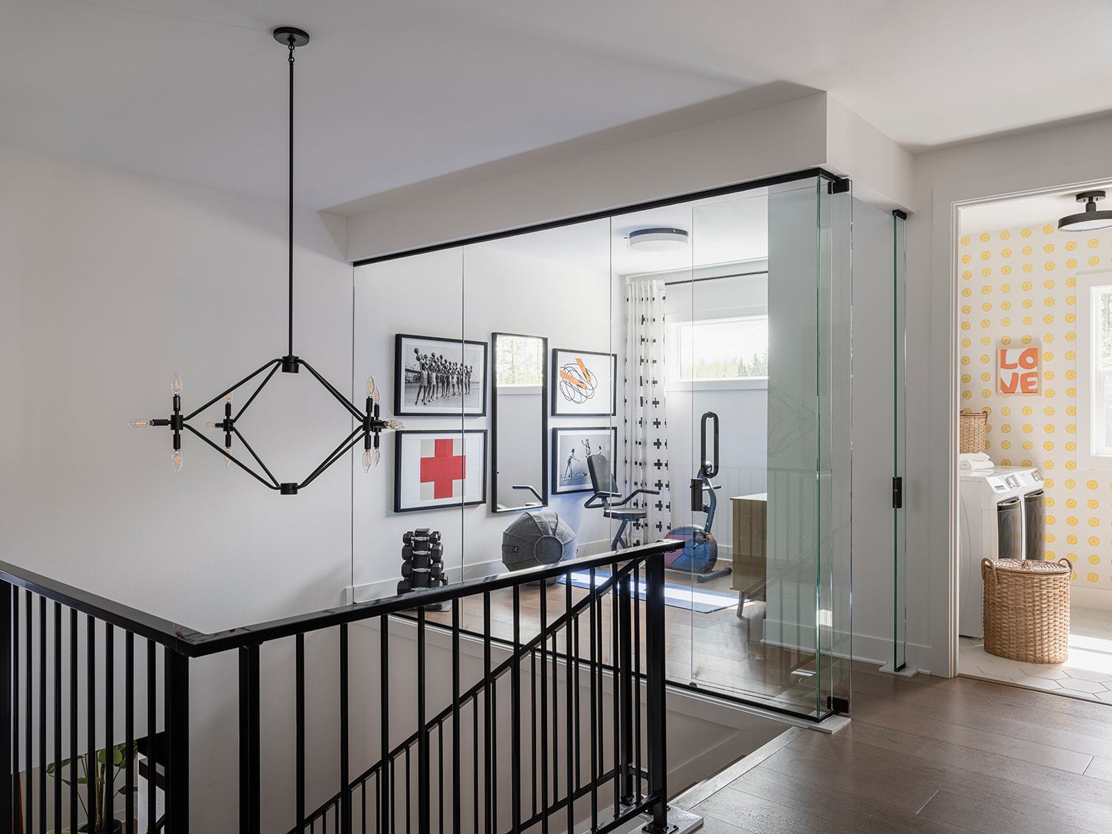 Glass Enclosed Fitness Room