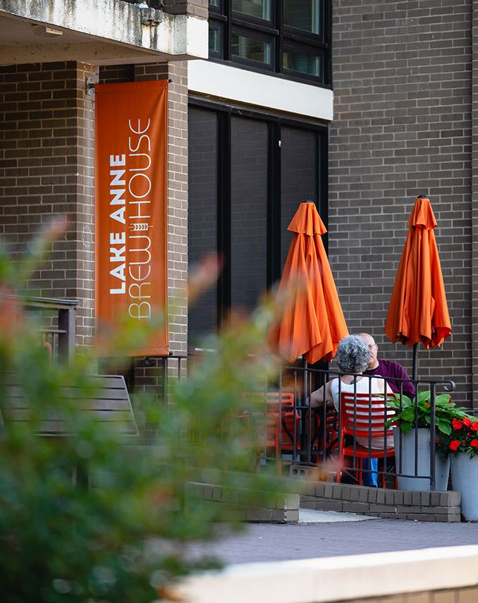 Lake Anne Towns is walking distance to Lake Anne Plaza