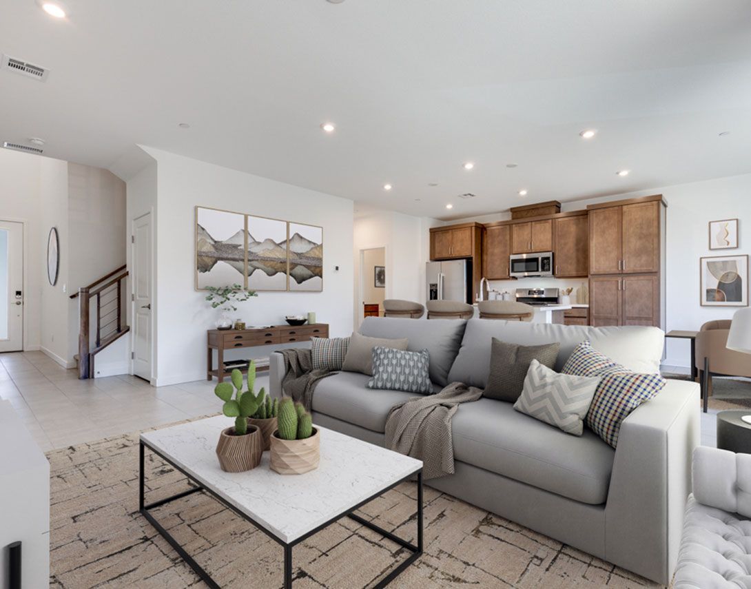 Plan 2X | Great Room | Virtually Staged