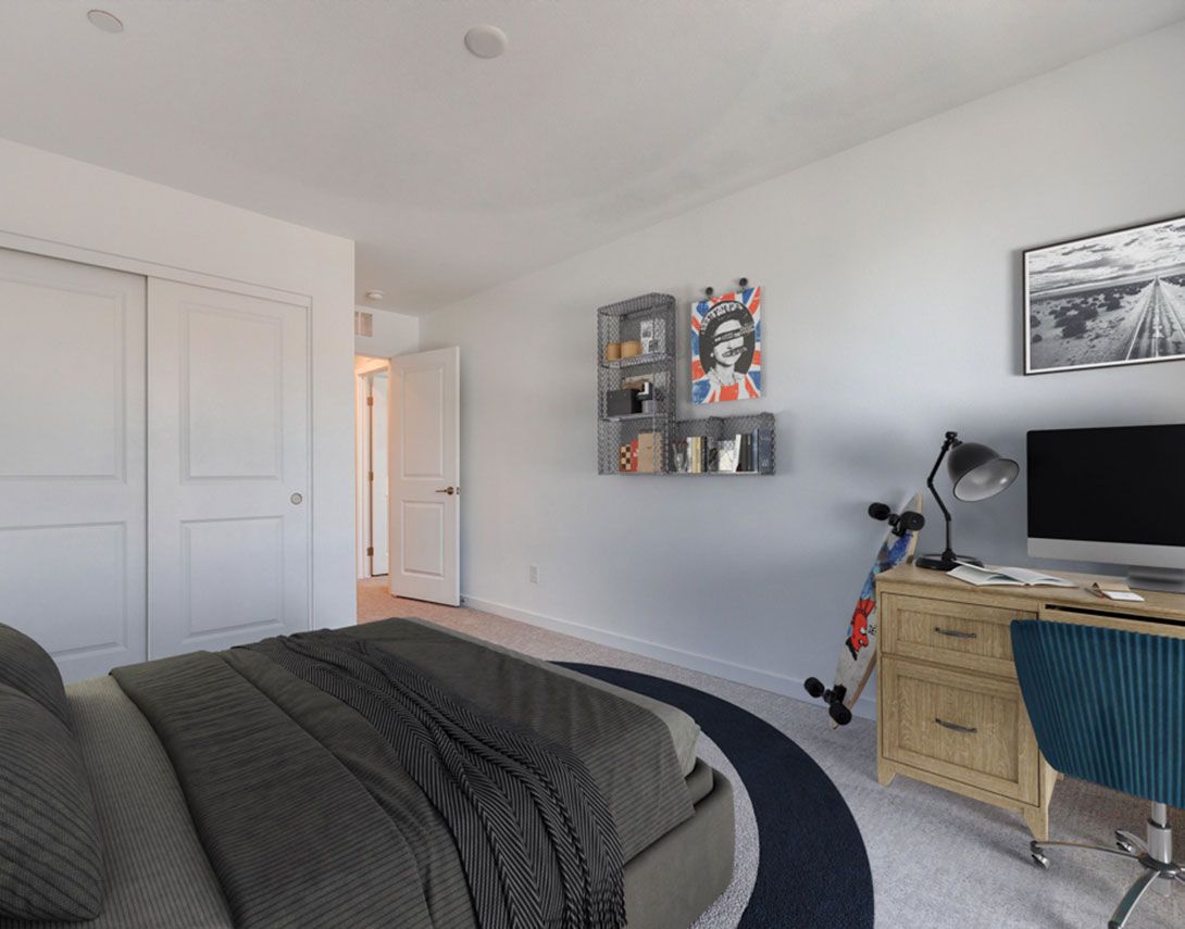 Plan 2X | Bedroom 2 | Virtually Staged