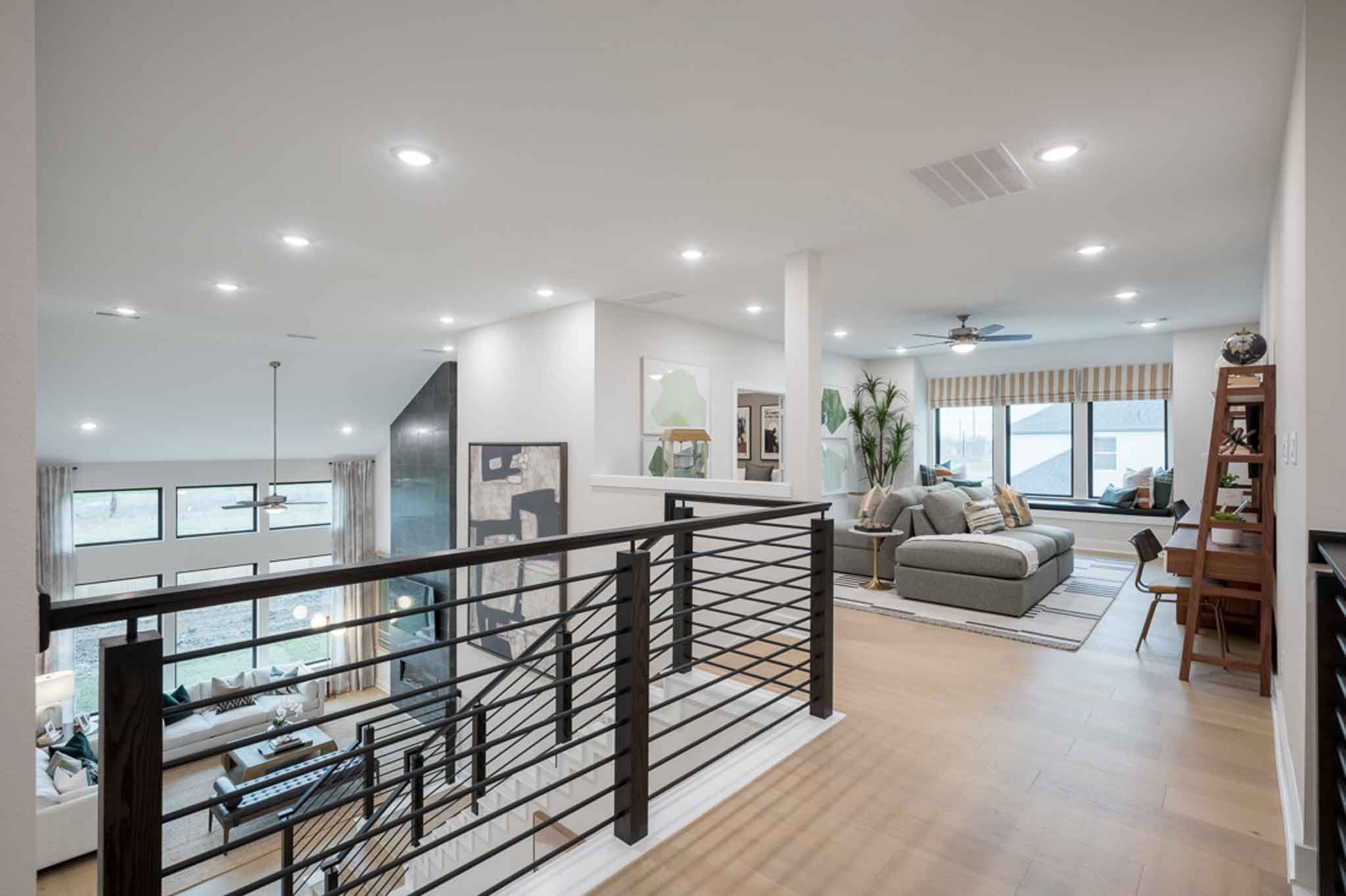 Barnhart Plan | Elevation E | Stairs & Game Room