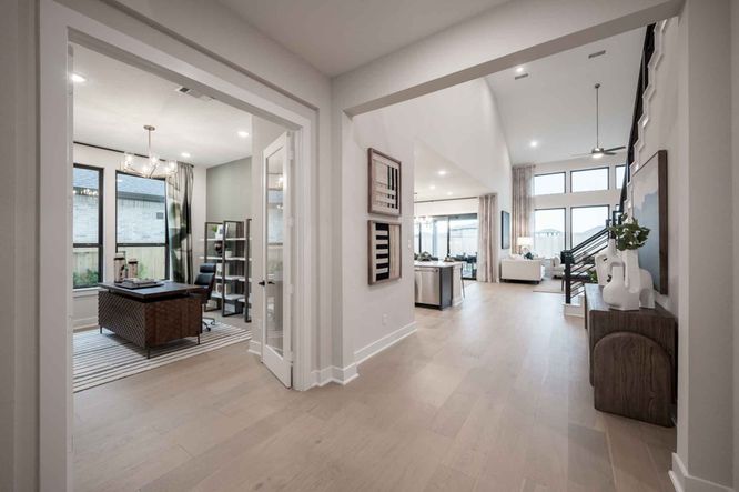 Barnhart Plan | Elevation E | Foyer & Home Office