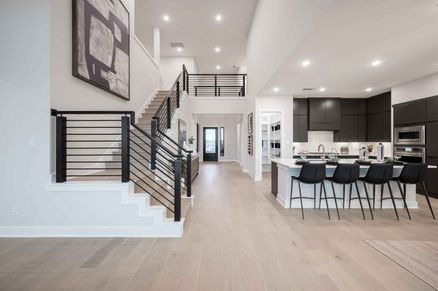 Barnhart Plan | Elevation E | Foyer & Kitchen