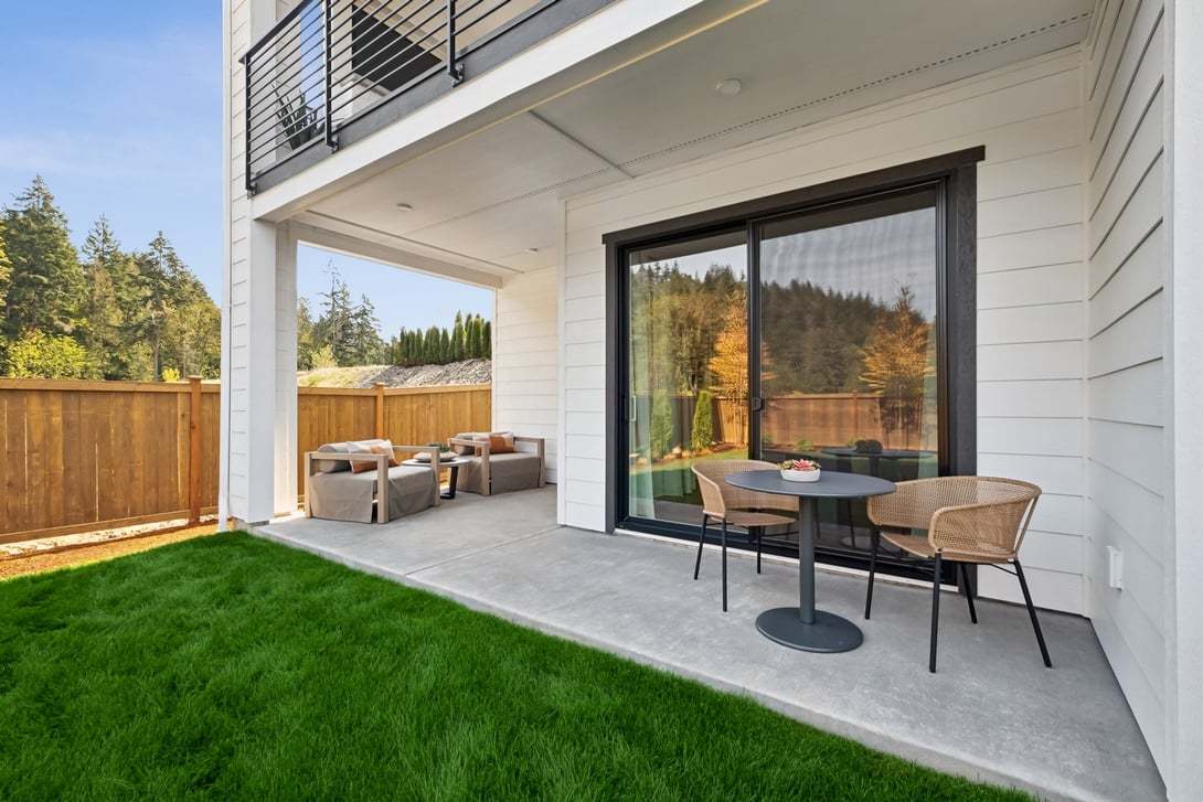 Outdoor Covered Living off Bonus Room