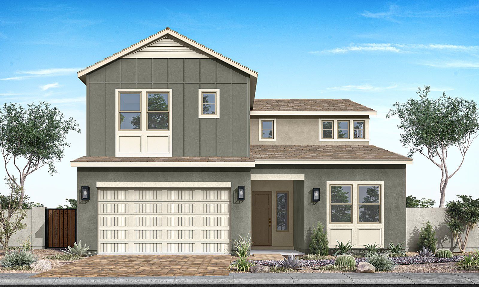 Safflower Plan 40-4 | Exterior Style D